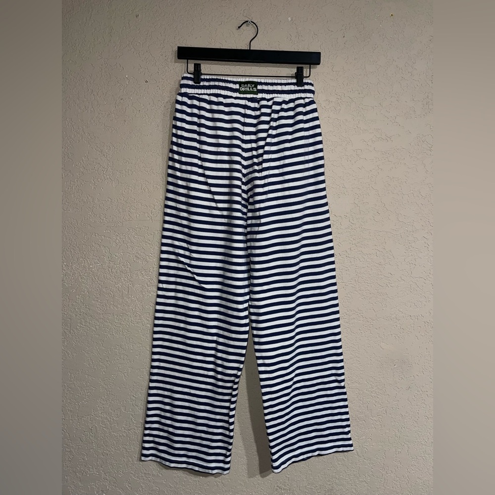Daily Drills Black and White Striped Crewneck Sweater - Picture 9 of 10